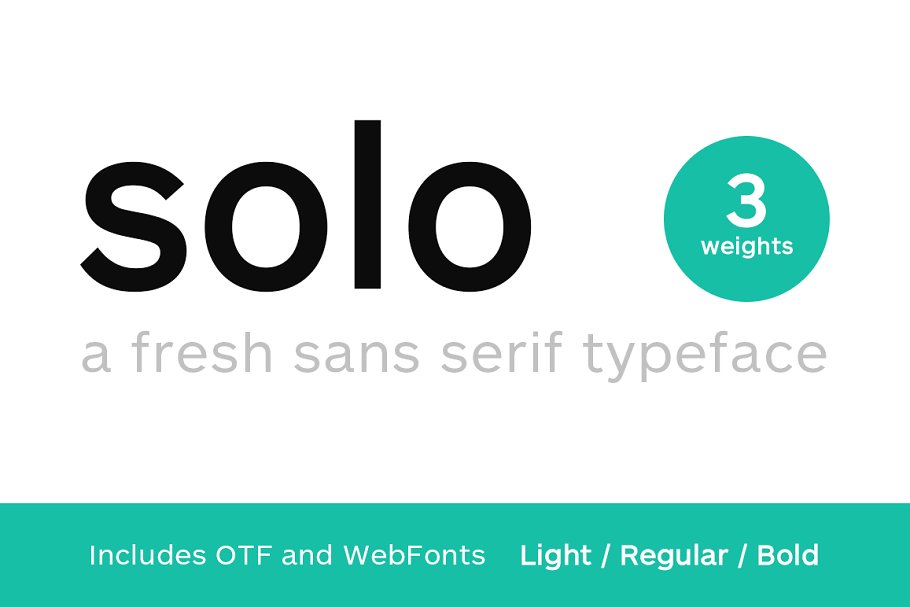 Font Solo Sans
